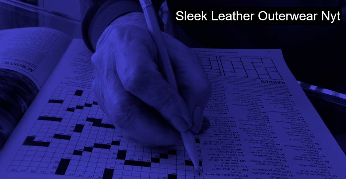 Sleek Leather Outerwear Nyt